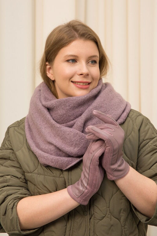 Палантин из шерсти и акрила - Модные истории фото 4