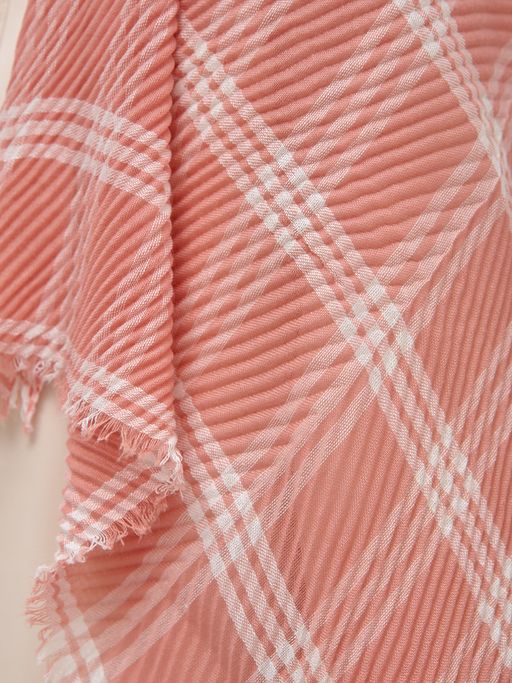 ХЛОПОК ВИСКОЗА Большой красивый двусторонний палантин с необычной выработкой