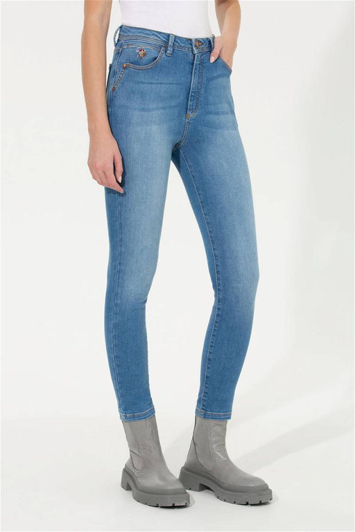 Женские синие джинсовые брюки Неожиданная скидка в корзине - U.s. polo assn фото 2