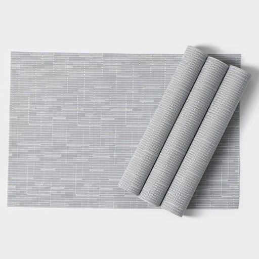 Набор салфеток сервировочных Доляна Шер, 4 шт, 3045 см, цвет серый  фото 2