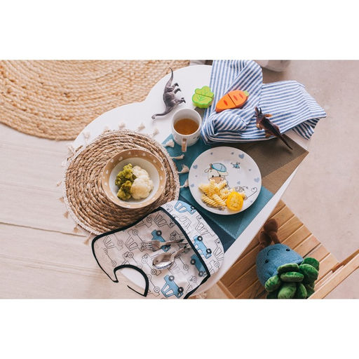 Цена за 12 шт. Салфетка сервировочная на стол Пудра, 45,530 см, цвет бежево-синий - Simaland фото 4