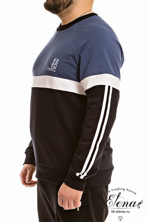 Толстовка М12120Пб Синий