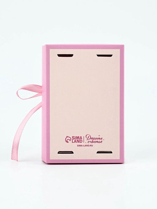 Цена за 5 шт. Коробка под бижутерию «Розово-бежевая», 12×8.5×3 см