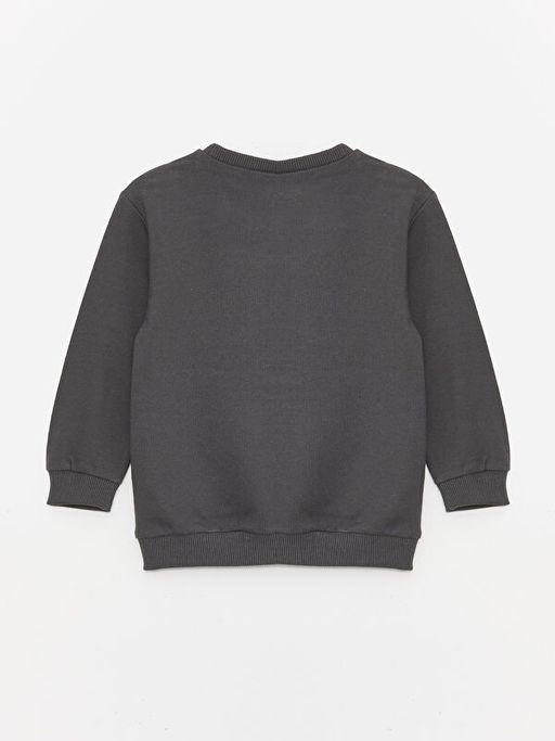 Bisiklet Yaka Bask?l? Erkek ?ocuk Sweatshirt - Waikiki фото 2