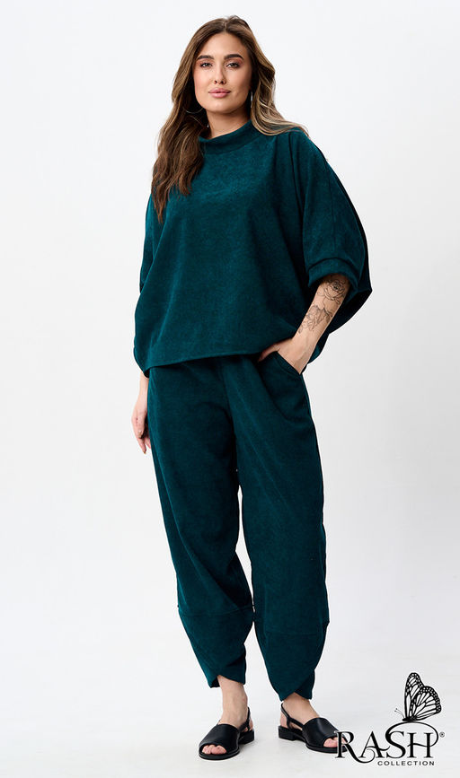 Костюм "Boho" микровельвет бирюза Цвет:как на фото