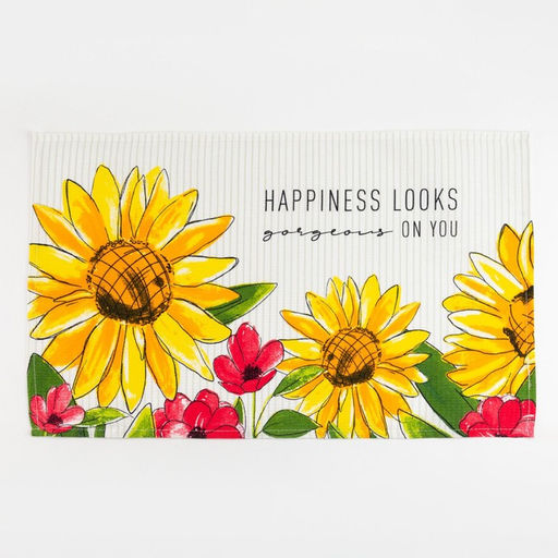 Набор кухонных полотенец Доляна Enjoy today 35х60см-4шт, 100% хлопок  фото 4