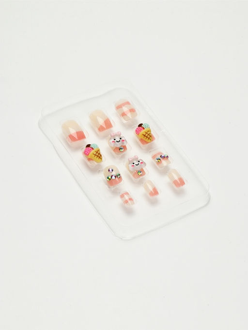 Детские накладные ногти «Корги», 12 шт.