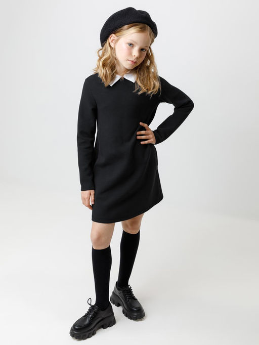 К 5934/черный платье для дев