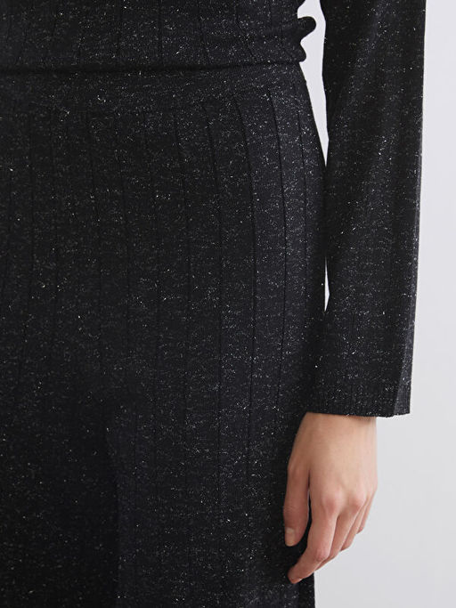 Beli Lastikli Geni? Pa?a Kad?n Triko Pantolon