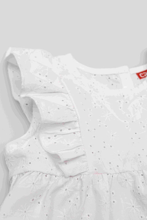 CRB wear/CSBG 63829-20-414 Платье для девочки,белый/Ex.Cherubino  фото 3