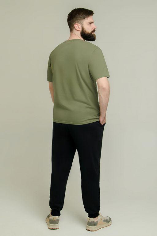 Арт. 613106  Комплект с брюками мужской 48-56 (5 шт) Цвет:верх-хаки,низ-черный