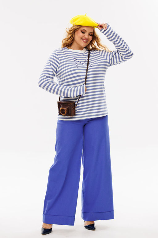 Костюм Michel Chic 1392 голубой, полоска  фото 9