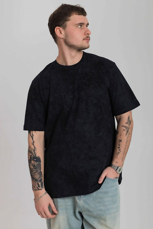 Футболка М125042ч черный - Елена фото 3