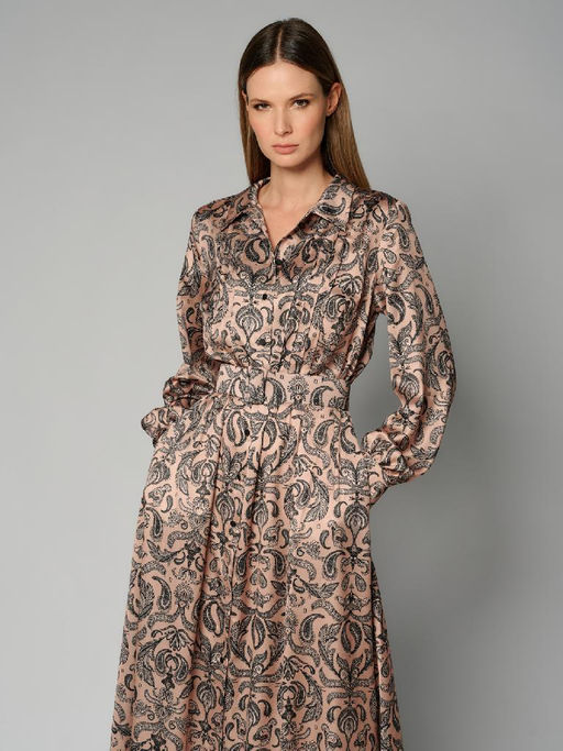 Платье женское 12411-35147 multicolor-beige - Eleganzza фото 2