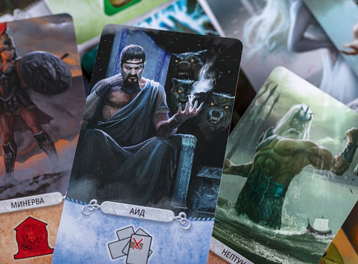 Настольная игра 7 Чудес Дуэль: Пантеон (7 Wonders Duel: Pantheon, дополнение)