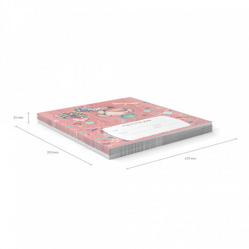 Цена за 10 шт. Тетрадь школьная ученическая ErichKrause Autumn Walk, 12 листов, клетка (в плёнке по 10 шт.)  фото 5