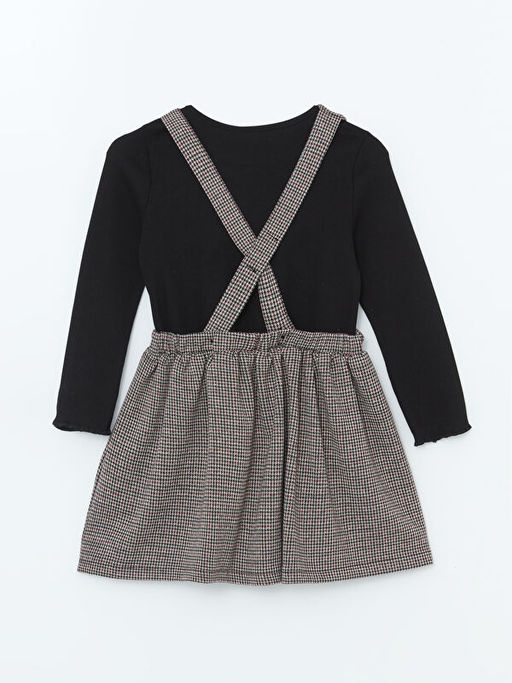 Kare Yaka ?elikli ?nterlok K?z Bebek Elbise - Waikiki фото 2