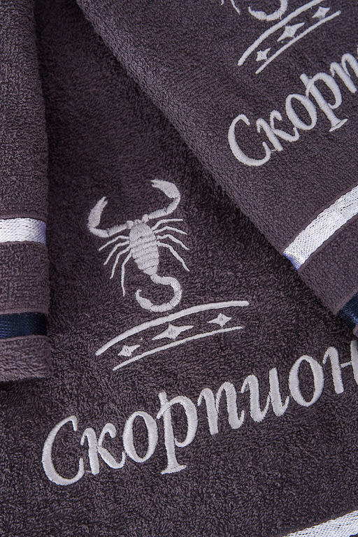 14418/10 Знаки зодиака полотенце махровое плотность 350гр