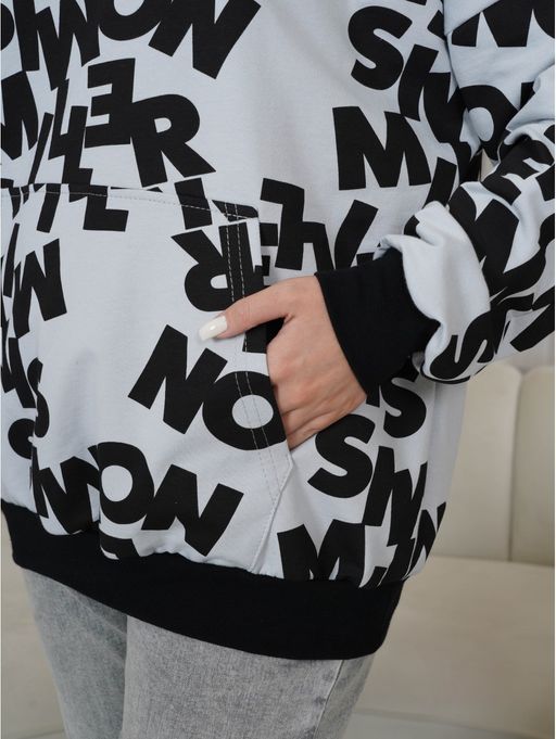 Кристи свитшот женский (серый) - Lovetex фото 4