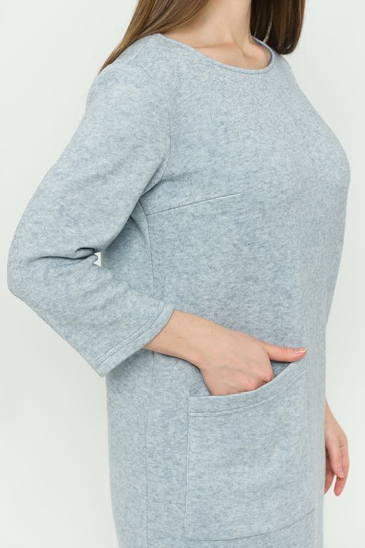 Платье из ангоры голубое - Odis фото 6
