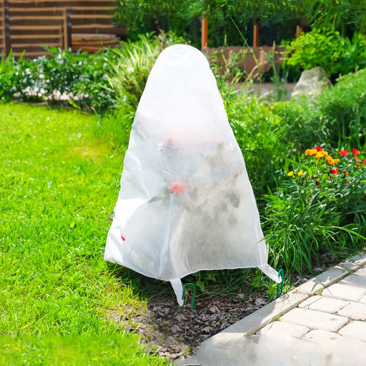 Чехол для растений, с петлями, 100×100 см, спанбонд с УФ-стабилизатором, плотность 60 г/м²