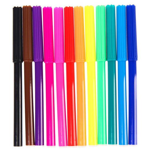 Фломастеры, 12 цветов, «Эльза», Холодное сердце