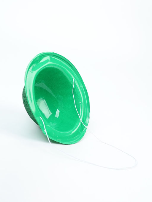 Цена за 2 шт. Карнавальная шляпа на резинке, зелёная