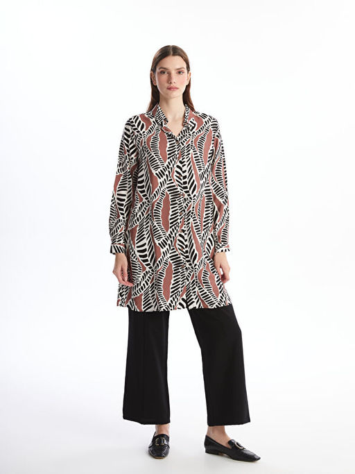 Desenli Kad?n G?mlek Tunik