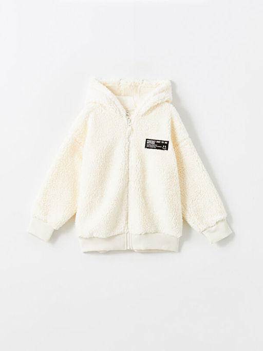 Kap??onlu Erkek Bebek Fermuarl? Sweatshirt