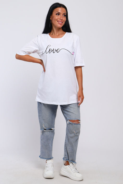 Футболка с надписью Love, Арт. 801