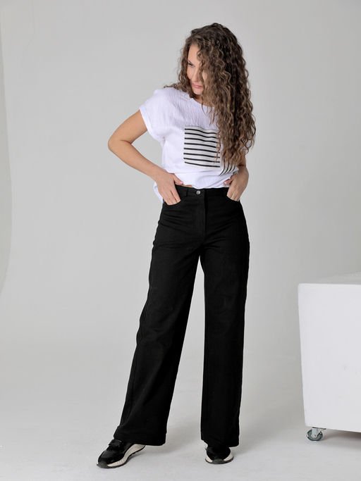 25242 Брюки черный