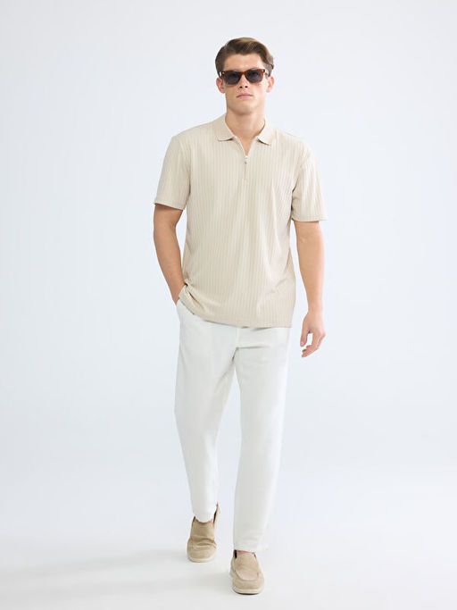 Polo Yaka ?izgili Erkek Ti??rt