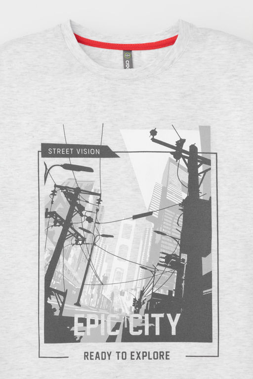 Crockid _ КР 302635/св.серый меланж к520 фуфайка для мал фото 6