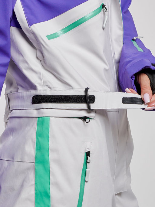 Горнолыжный комбинезон женский зимний темно-фиолетового цвета 2326TF - Chunmai фото 15