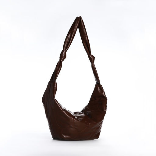 Сумка-мешок, отдел на молнии, цвет коричневый - Simaland фото 3