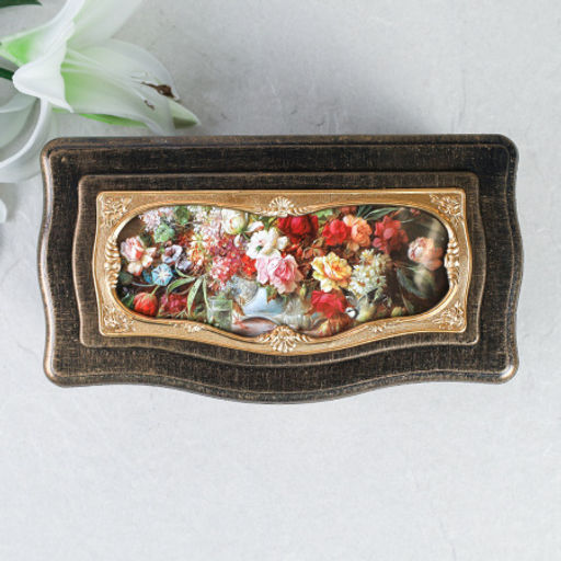 Шкатулка музыкальная 22х11х8 / 63313B /уп 24/пластик - Галеонтрейд фото 4