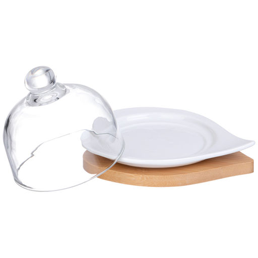 ЛИМОННИЦА LEFARD NATIVE 12,5*10,5*8,5 СМ С КРЫШКОЙ НА ДЕРЕВ. ПОДСТАВКЕ фото 3