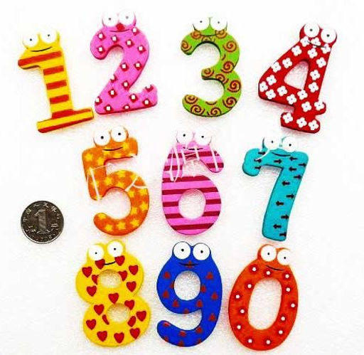 Набор магнитов Цифры, 10 штук 904204