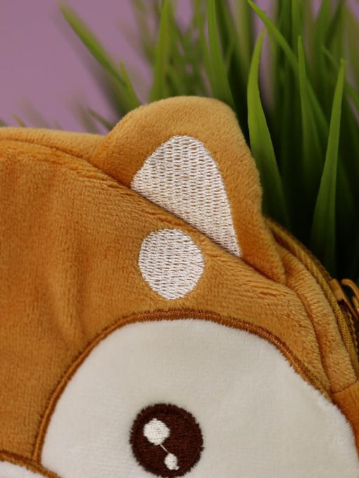 Сумочка плюшевая "Fox", orange (16*14 см)