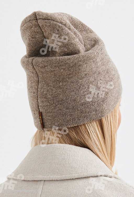 Шапка однотон из 100% монгольской шерсти (арт. 05154) - Тод оймс ххк фото 6