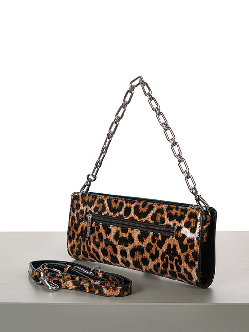 LACCOMA клатч Y2216-леопард лак натуральная кожа полиэстер фото 4