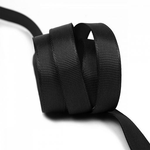 Лента репсовая 15мм цв. 030 черный Ideal уп.91,4м картон