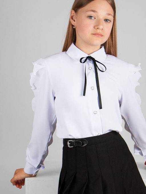 АКЦИЯ!!! Блузка для девочки длинный рукав Соль&Перец  фото 3