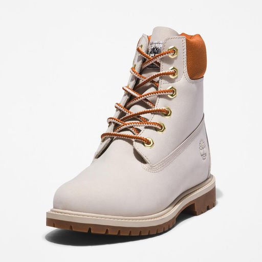 Ботинки Timberland 6 Inch Premium Boot WP белые  фото 9