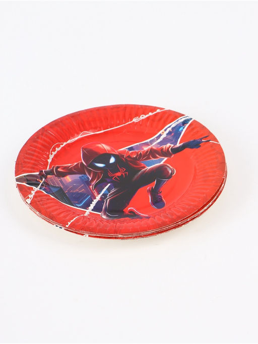 Тарелка одноразовая 18 см, набор 10 шт, Паук