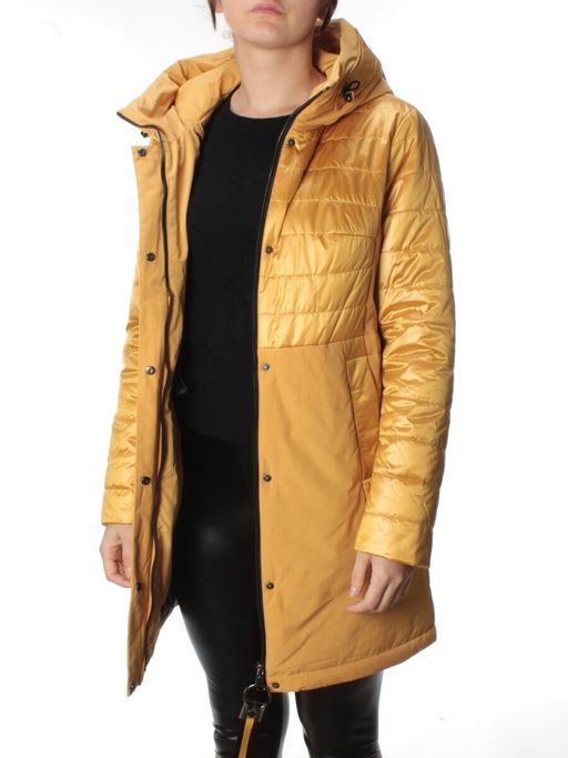 BM-807 YELLOW Куртка демисезонная женская АЛИСА (100 гр. синтепон) - Фабричный китай фото 8