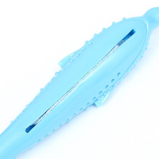 Игрушка для кошек с кошачьей мятой Дельфин, 17 см, синяя - Пижон фото 3