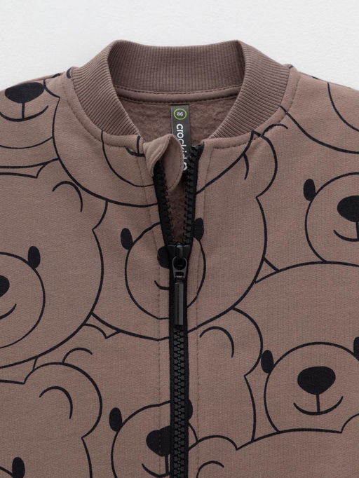 КР 302777/бразильский дуб,мишка к654 жакет (бомбер) д/мал яс