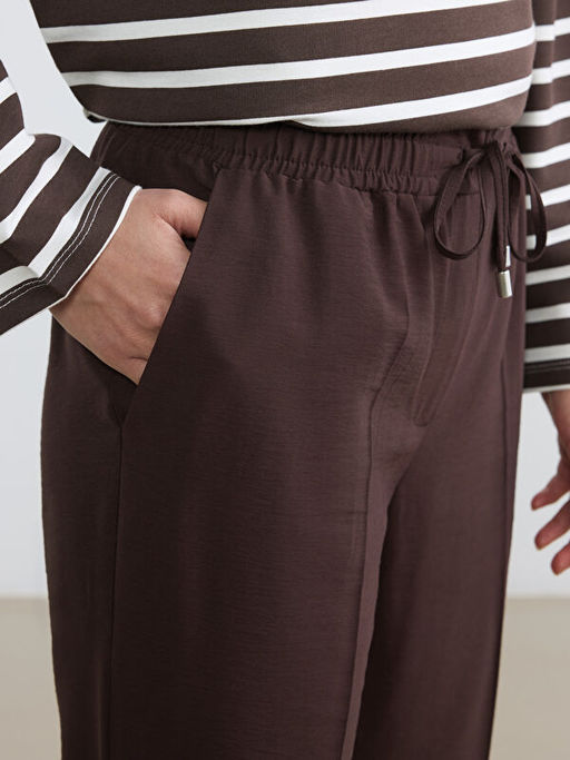Beli Lastikli Loose Fit Kad?n Pantolon