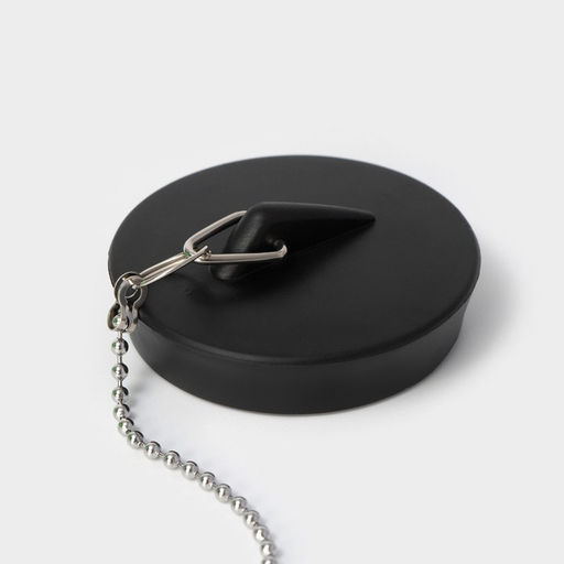 Пробка для ванны с игрушкой Доляна «Лягушка», (диаметр верха 5.1 см, низа 4.6 см), цепочка 40 см